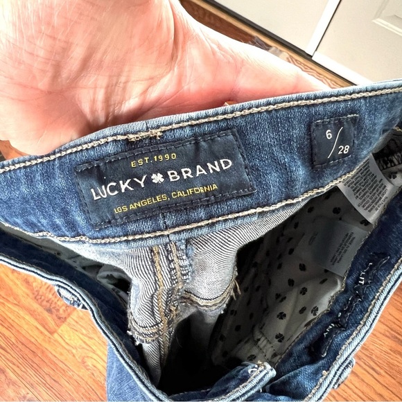 Lucky Brand Lolita Super Skinny Jeans Dark Wash High Rise Denim Pants Size 6 - Picture 12 of 15